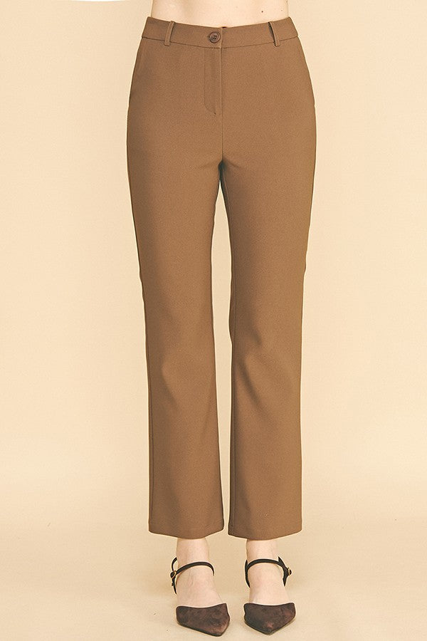 Twill Classic Flared Trousers