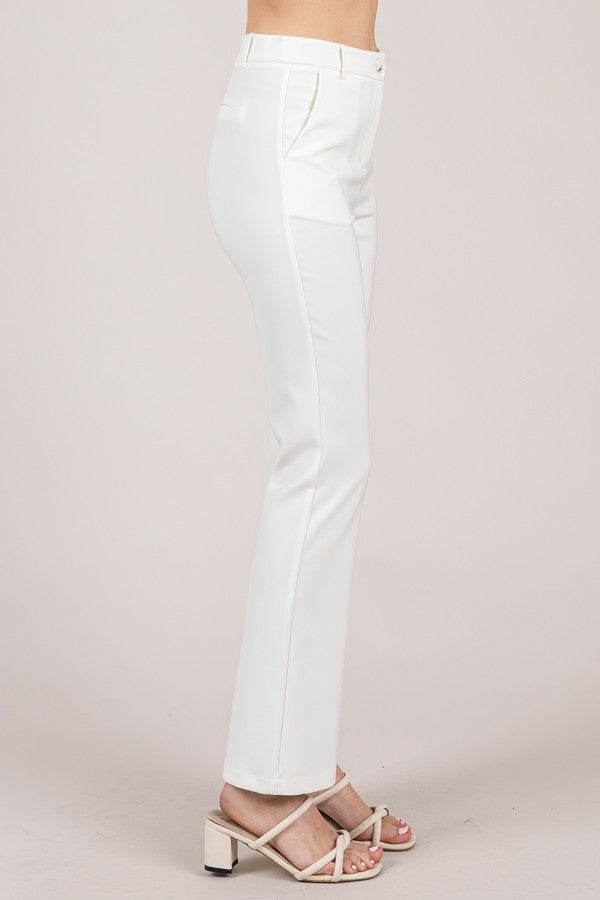 Twill Classic Flared Trousers