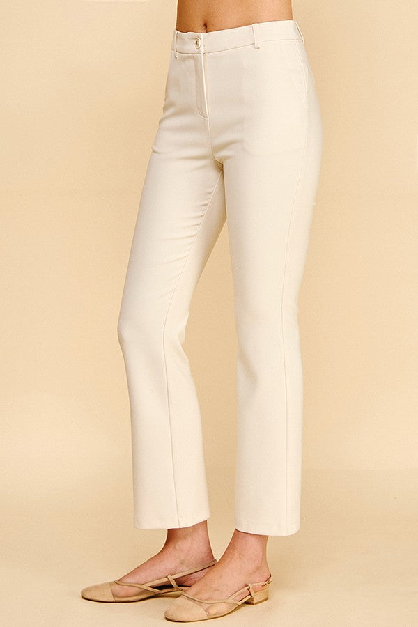Twill Classic Flared Trousers