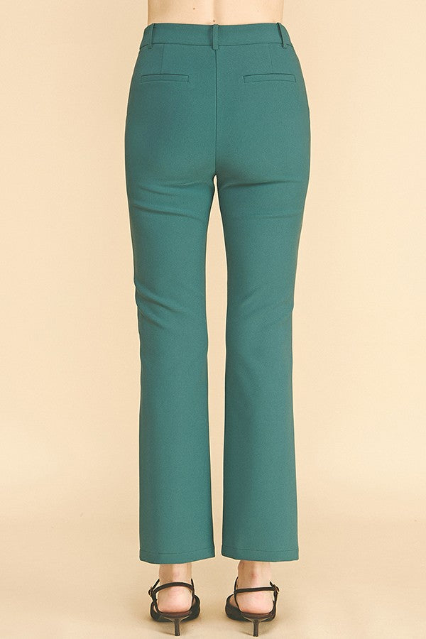 Twill Classic Flared Trousers