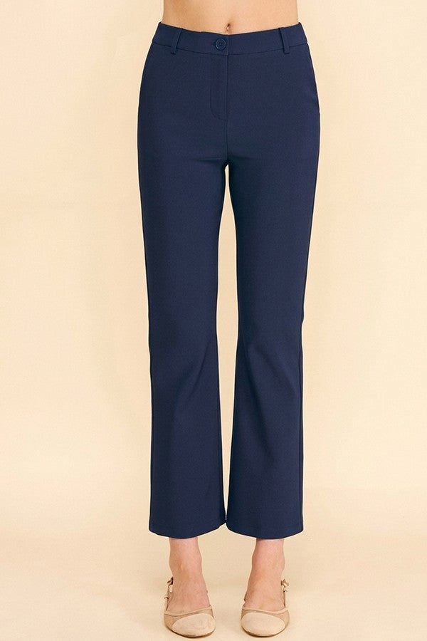Twill Classic Flared Trousers