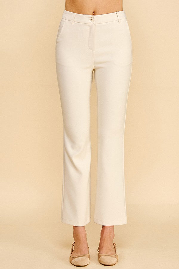 Twill Classic Flared Trousers