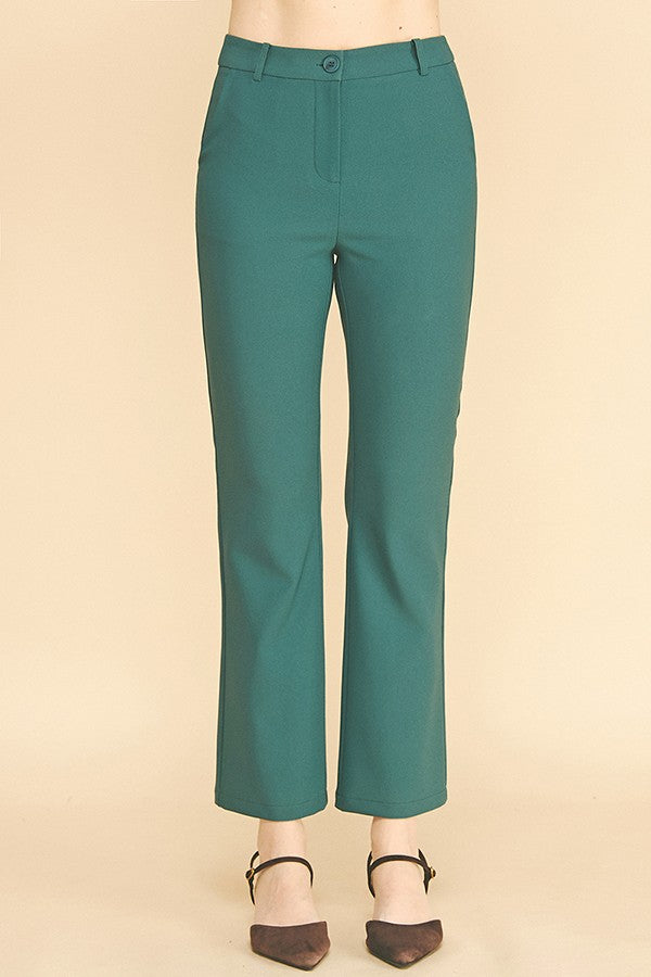 Twill Classic Flared Trousers