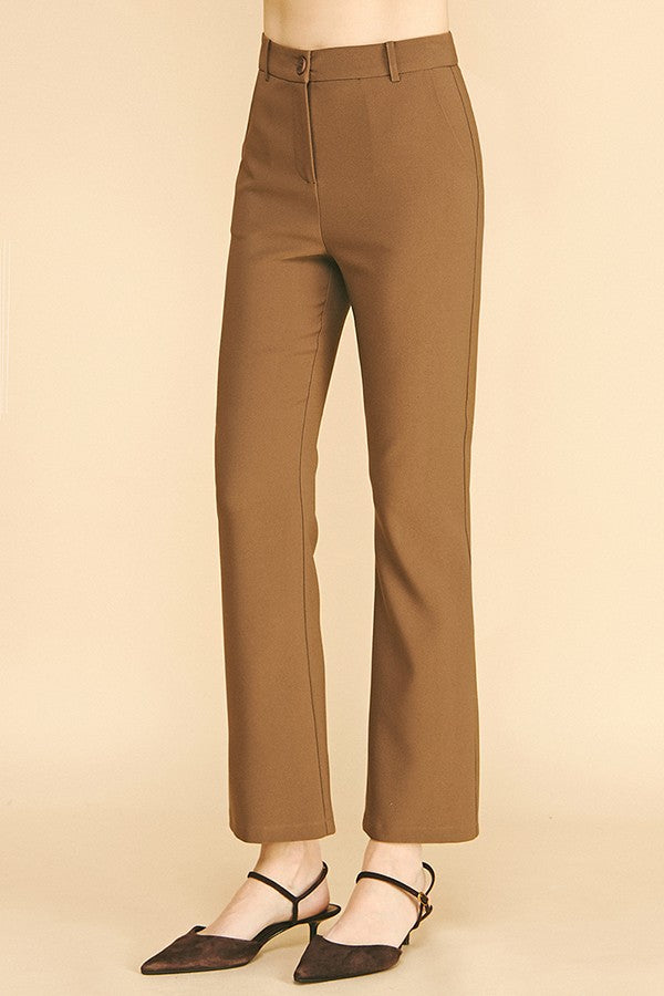 Twill Classic Flared Trousers