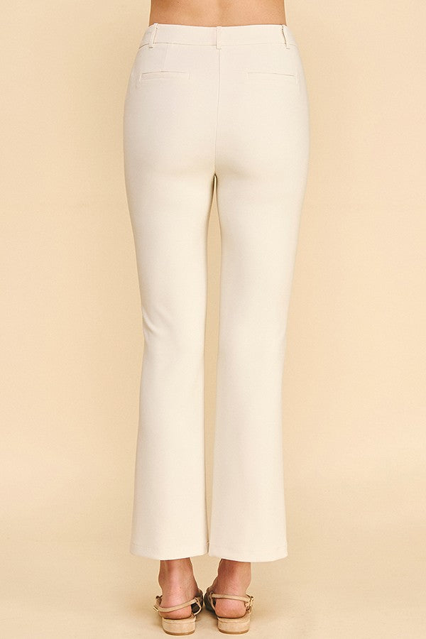 Twill Classic Flared Trousers