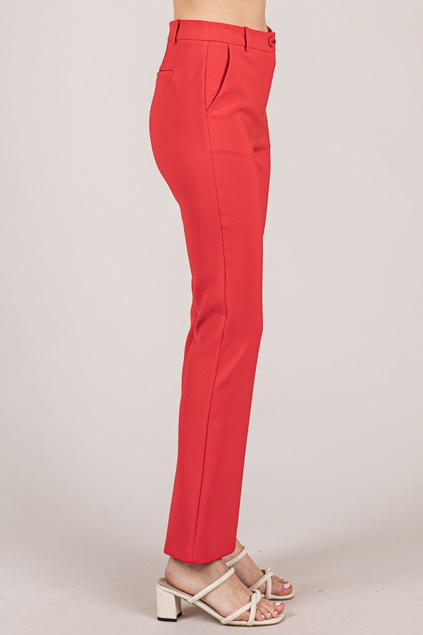 Twill Classic Flared Trousers