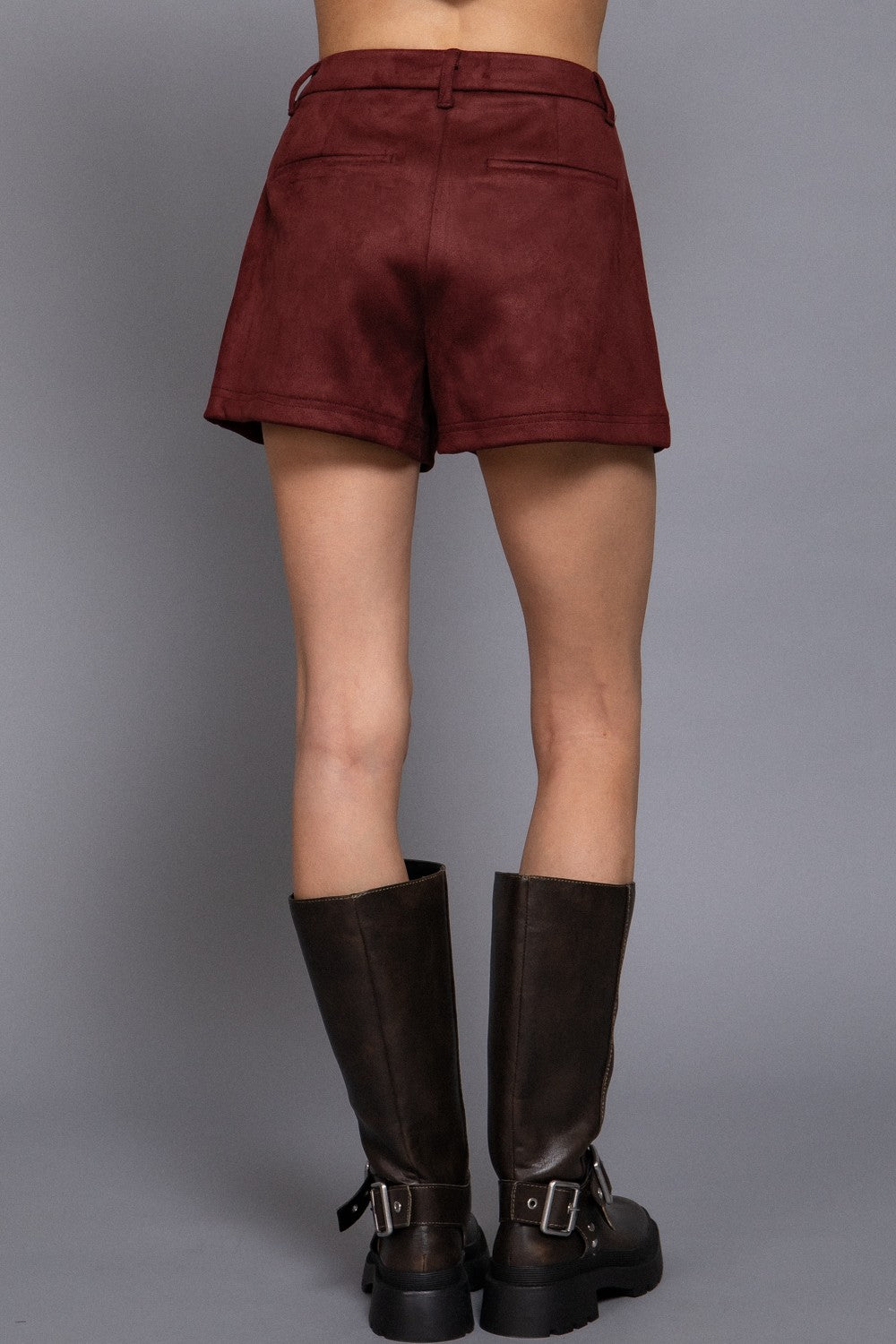 Faux Suede Shorts