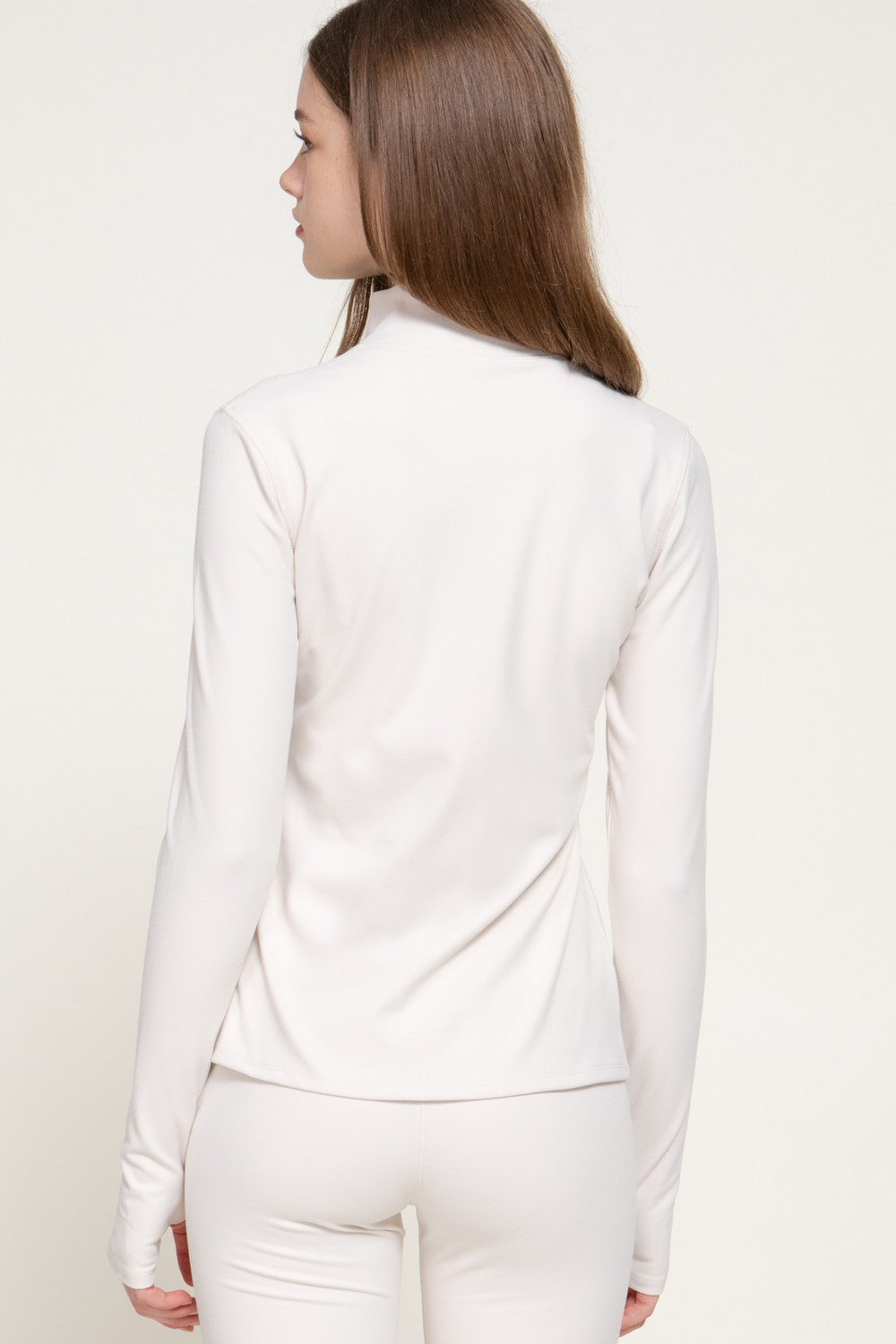 Long Slv Thumb Holes Workout Jacket