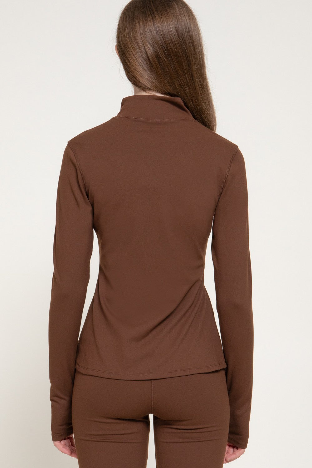 Long Slv Thumb Holes Workout Jacket