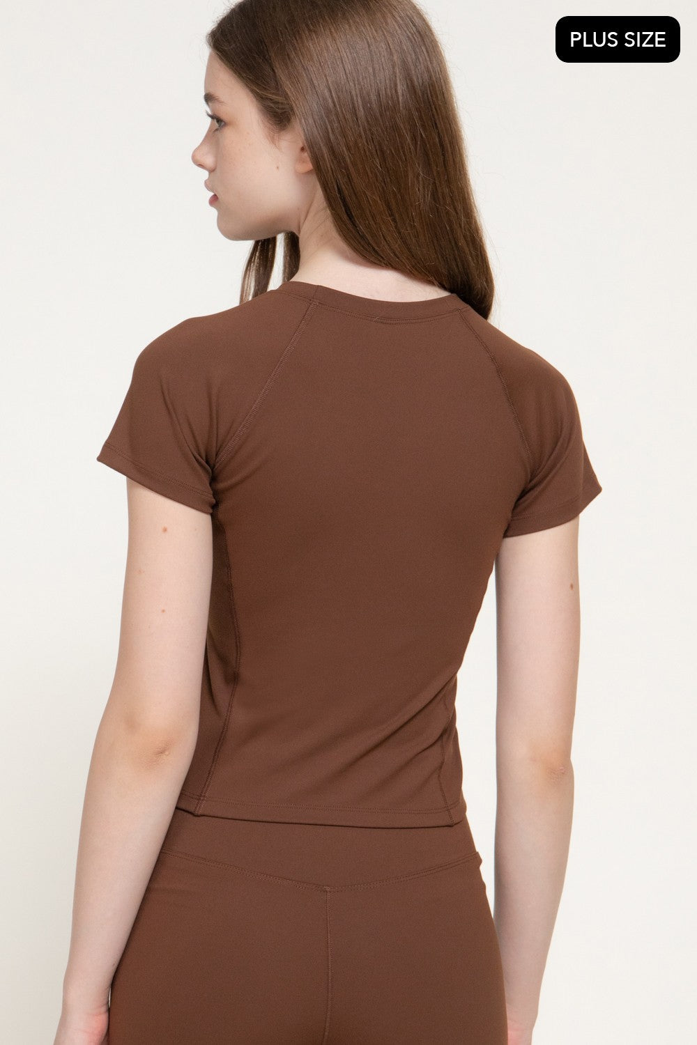 Short Raglan Slv Workout Top