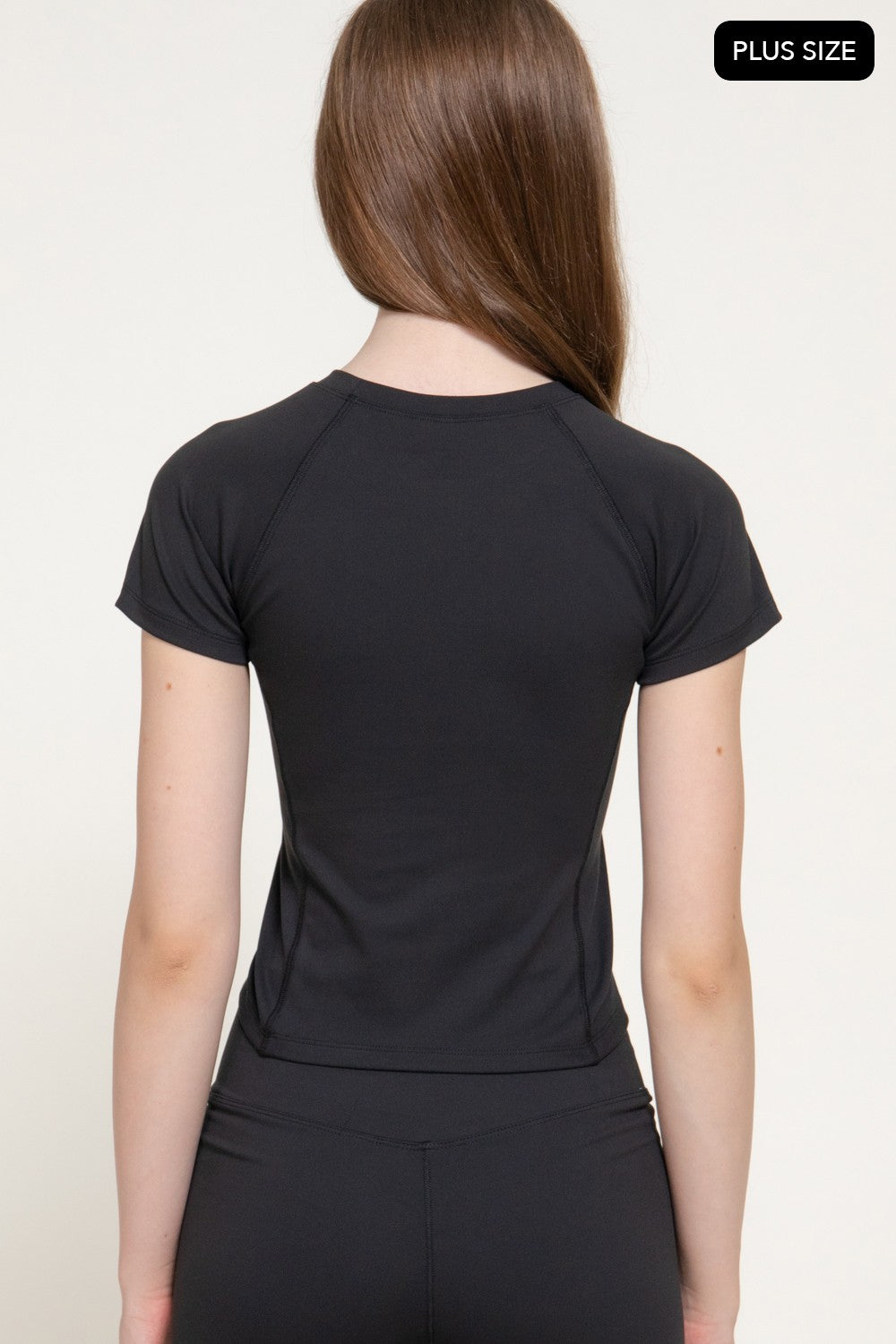 Short Raglan Slv Workout Top