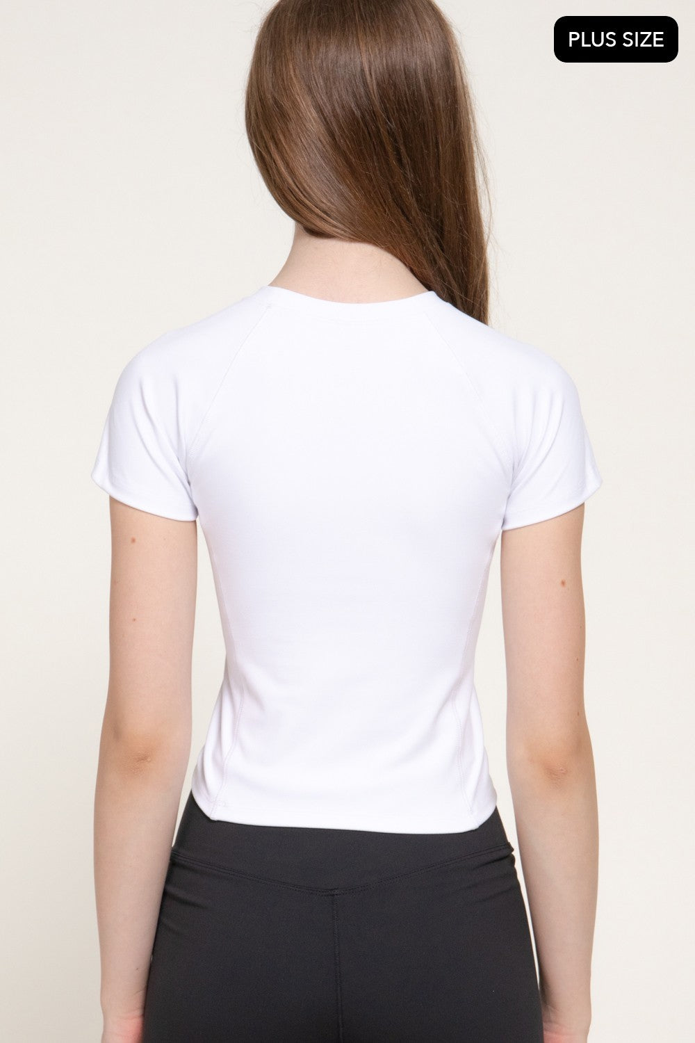 Short Raglan Slv Workout Top