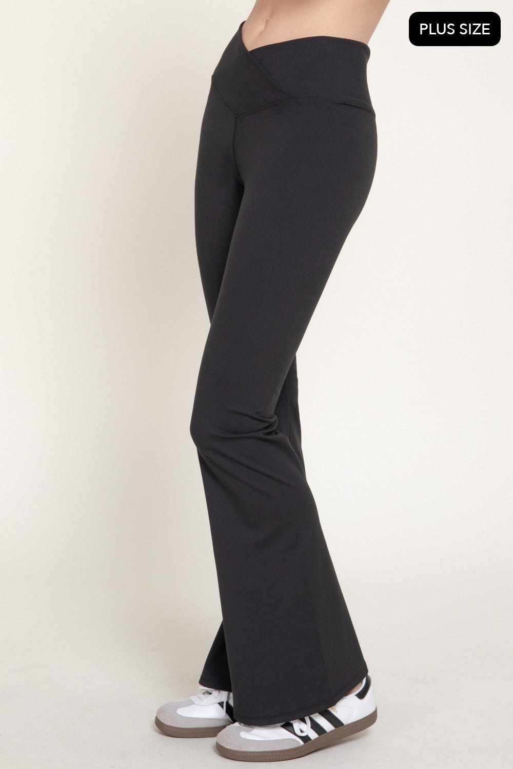 Cross Over Waistband Activewear Yoga Pants
