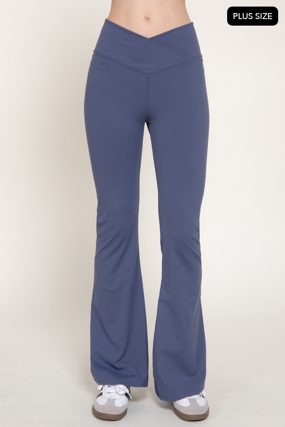 Cross Over Waistband Activewear Yoga Pants