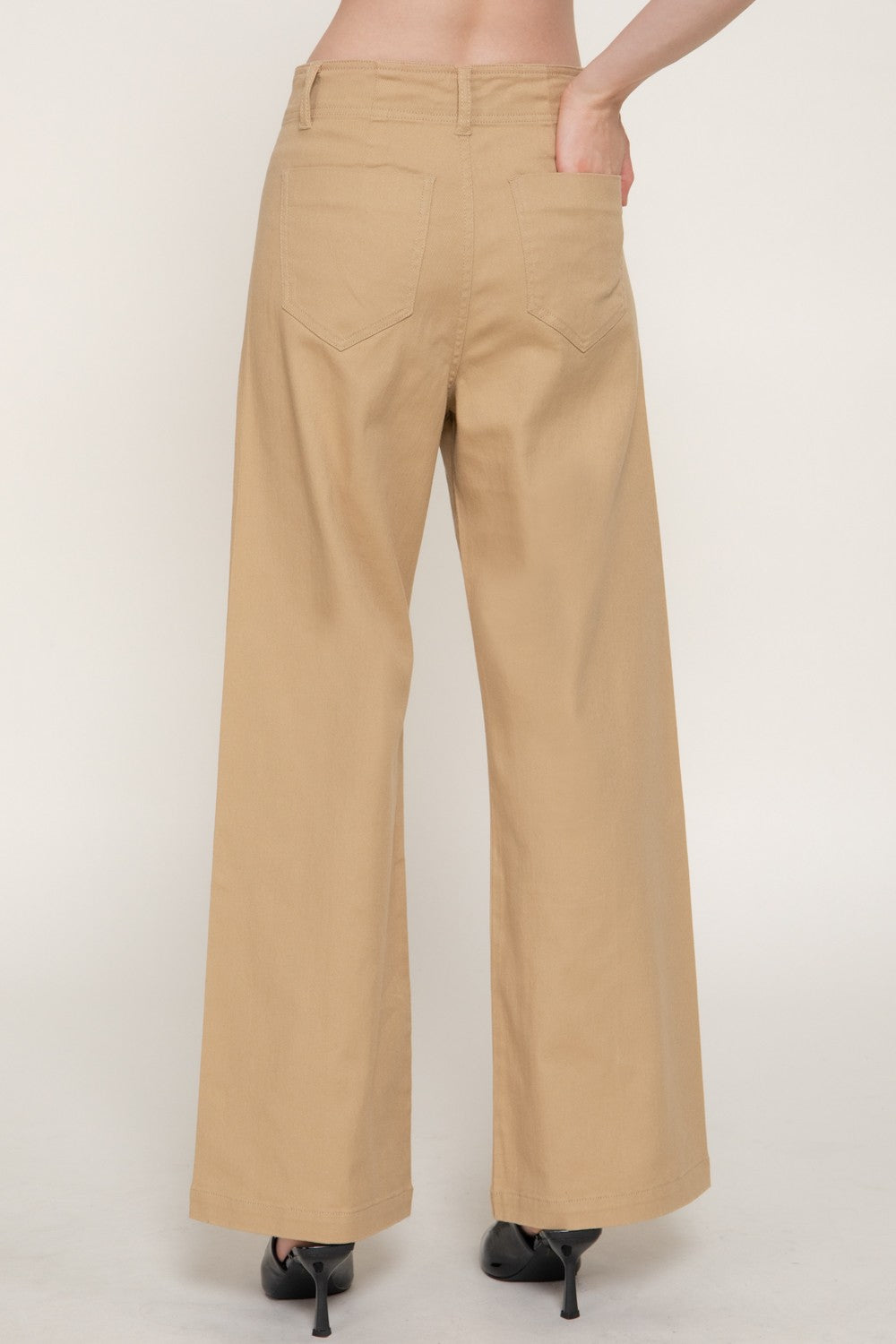 High Waist Wide Leg Pants