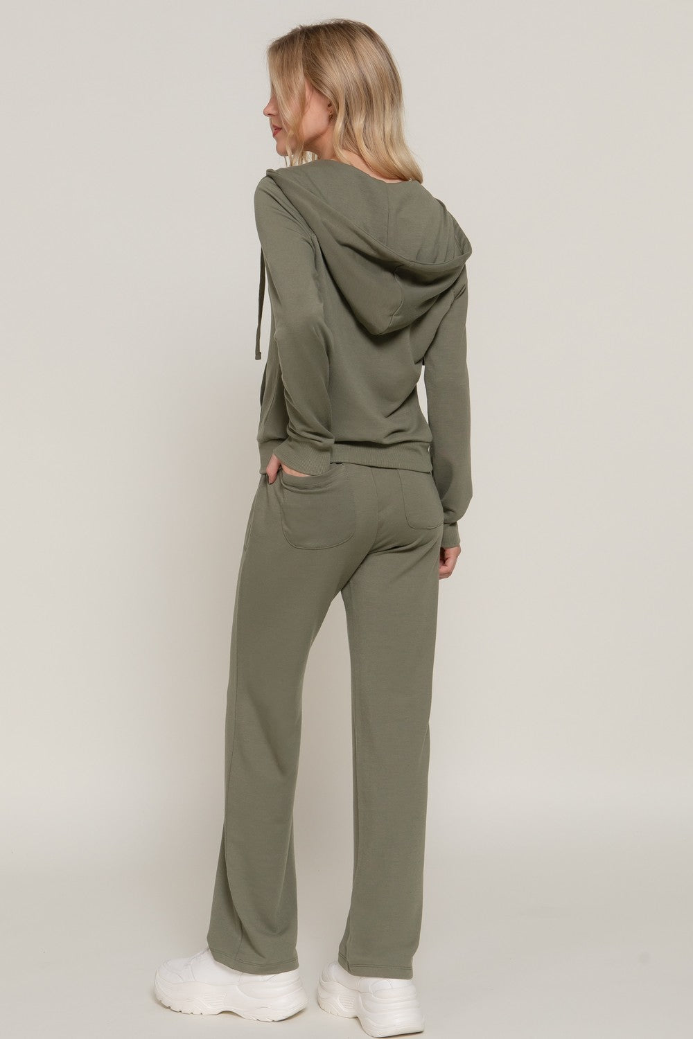 Long Sleeve Hoodie Jacket & Pants Set