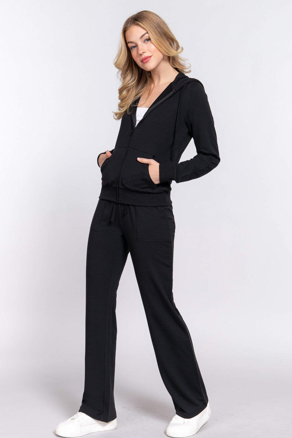 Long Sleeve Hoodie Jacket & Pants Set