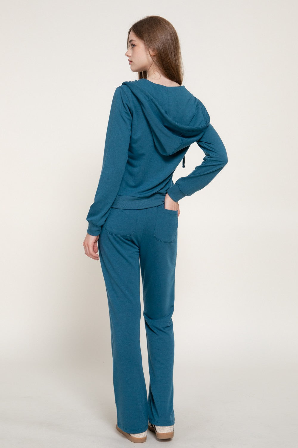 Long Sleeve Hoodie Jacket & Pants Set