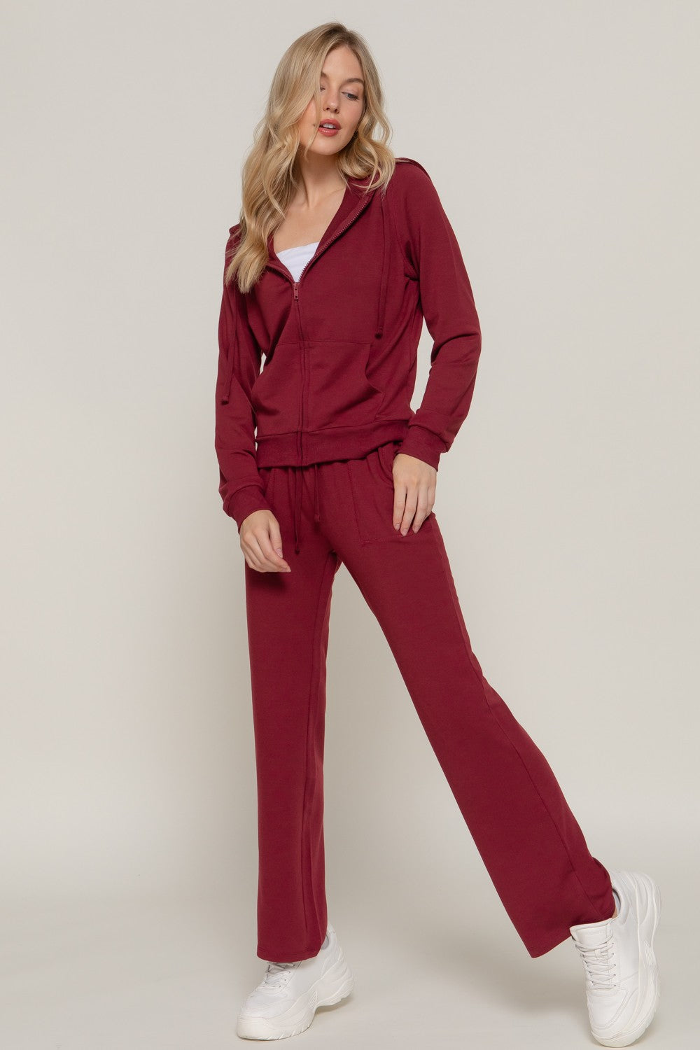 Long Sleeve Hoodie Jacket & Pants Set