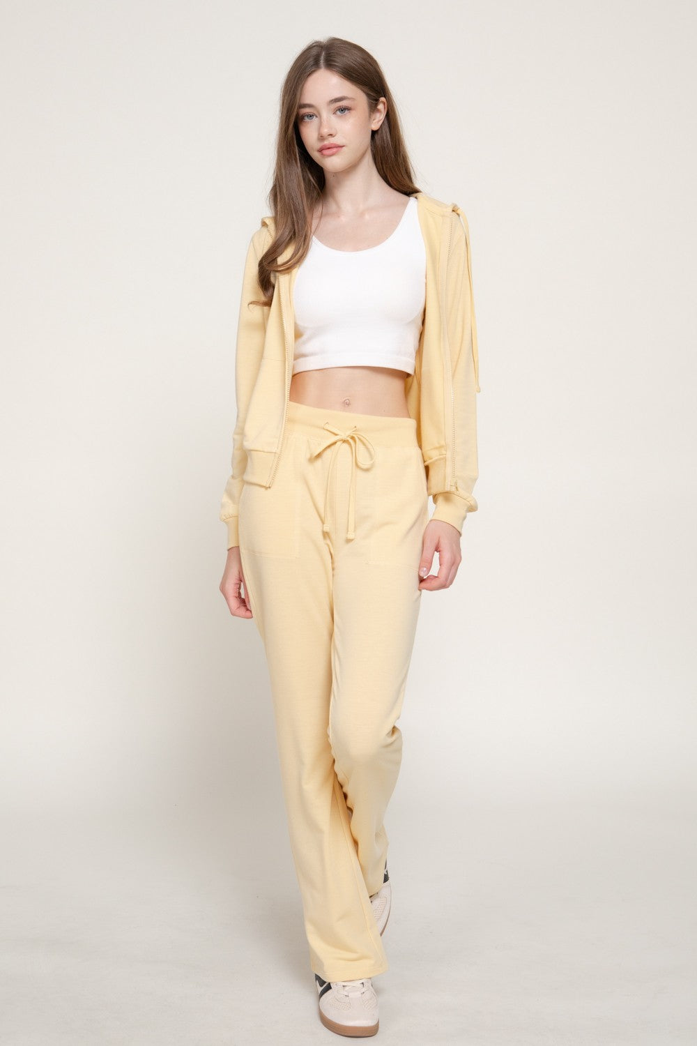 Long Sleeve Hoodie Jacket & Pants Set