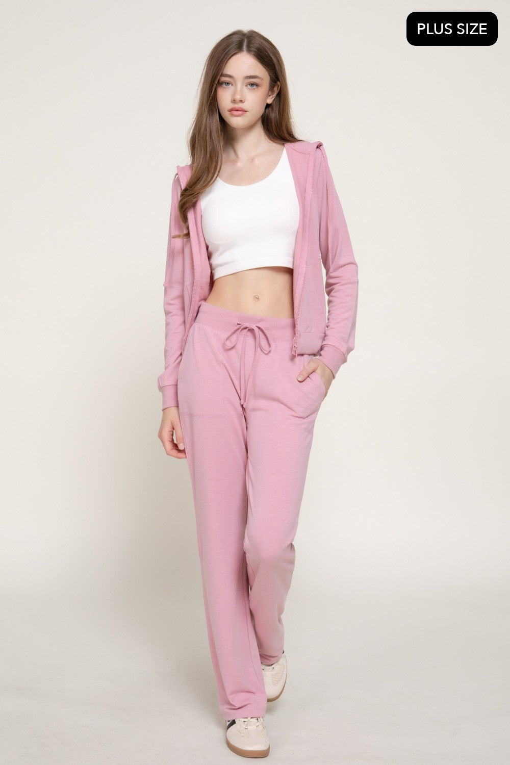 Long Sleeve Hoodie Jacket & Pants Set
