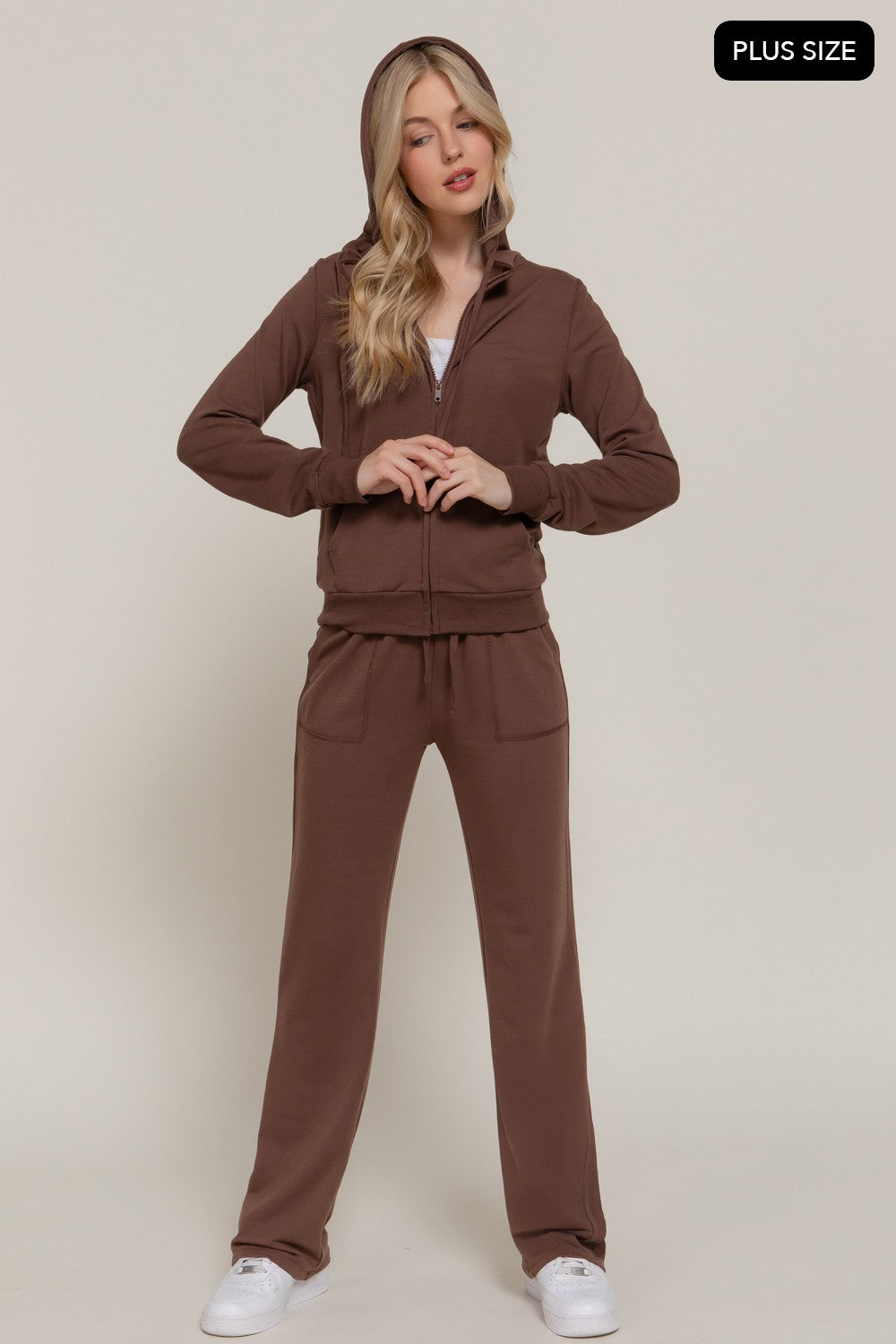 Long Sleeve Hoodie Jacket & Pants Set