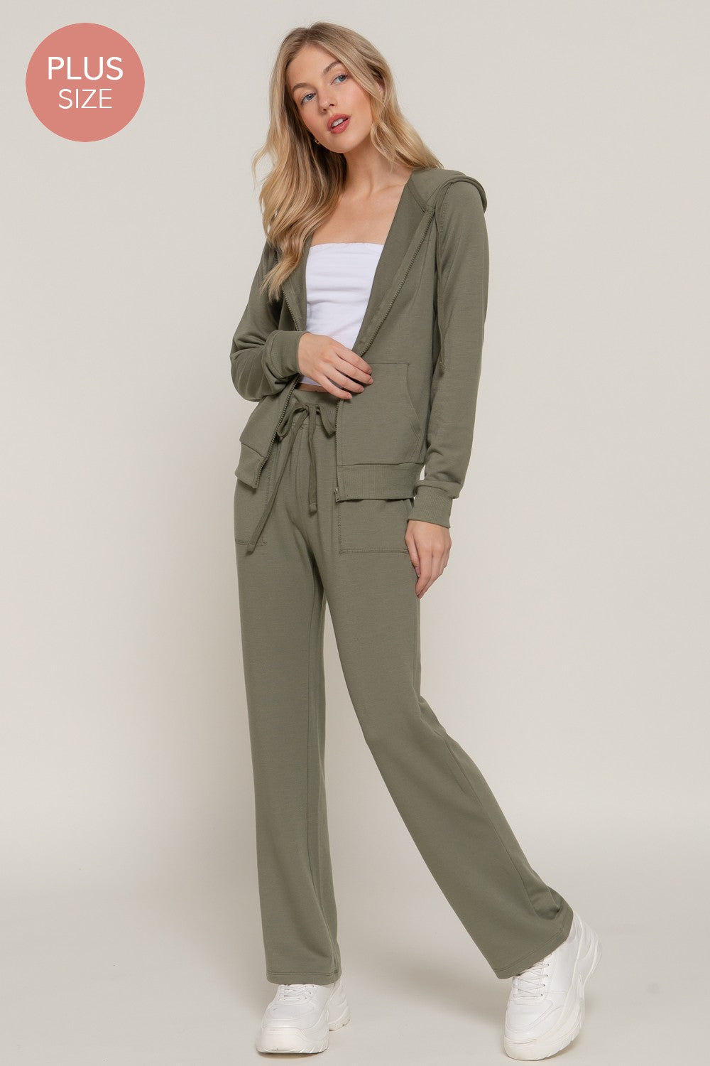 Long Sleeve Hoodie Jacket & Pants Set
