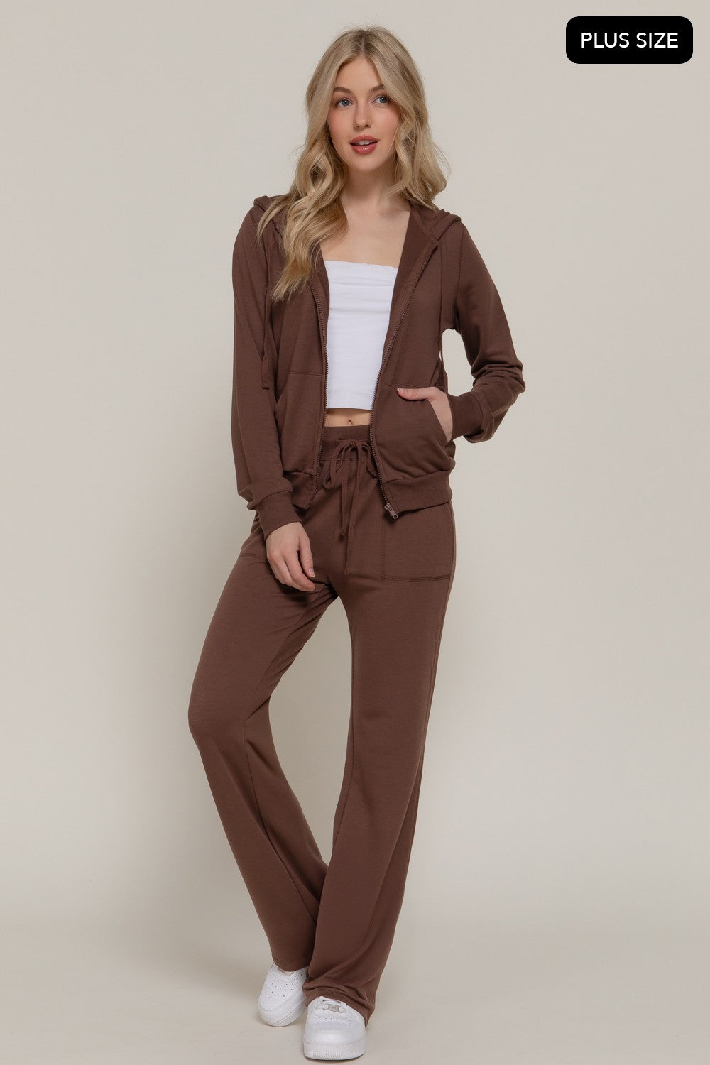 Long Sleeve Hoodie Jacket & Pants Set