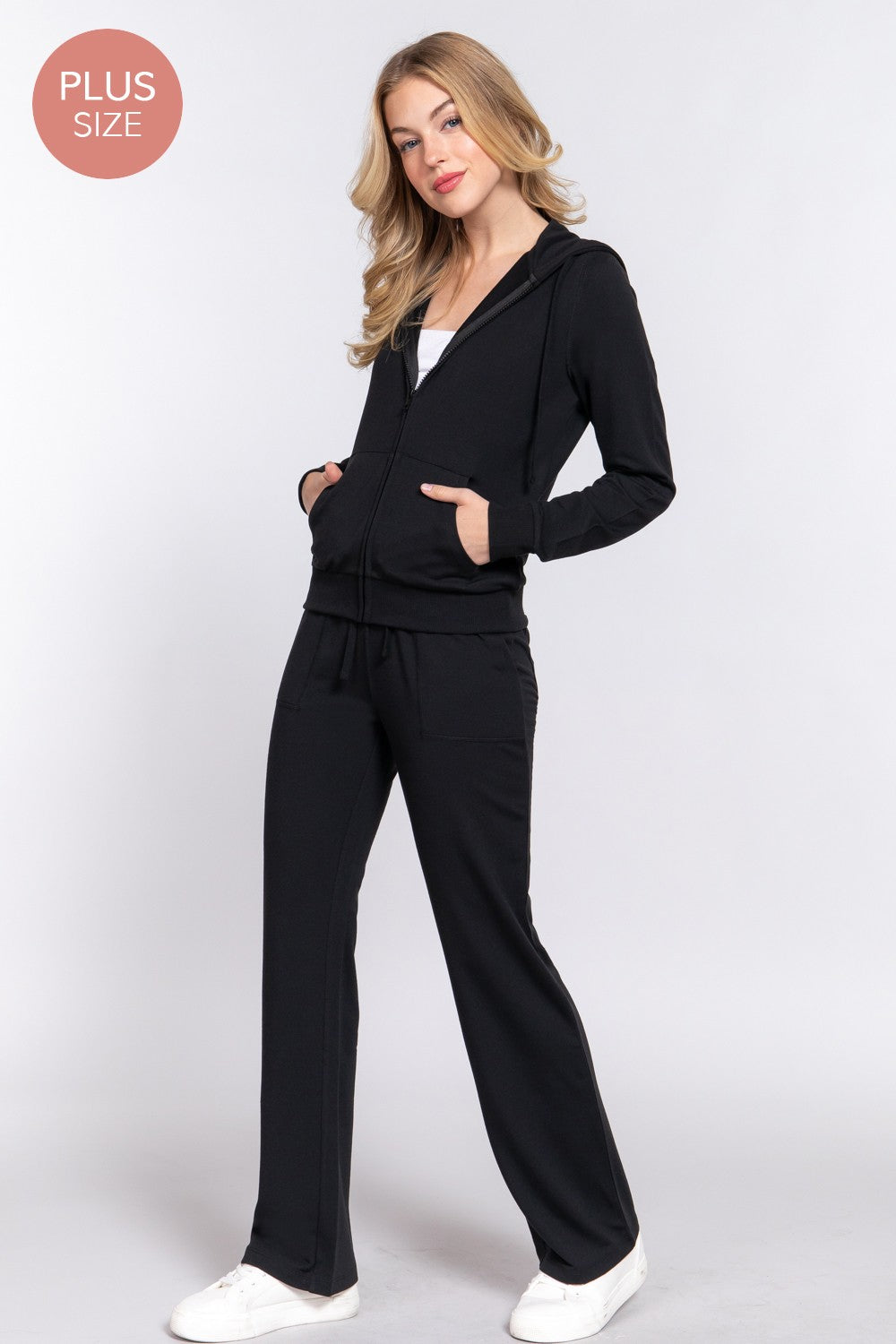 Long Sleeve Hoodie Jacket & Pants Set