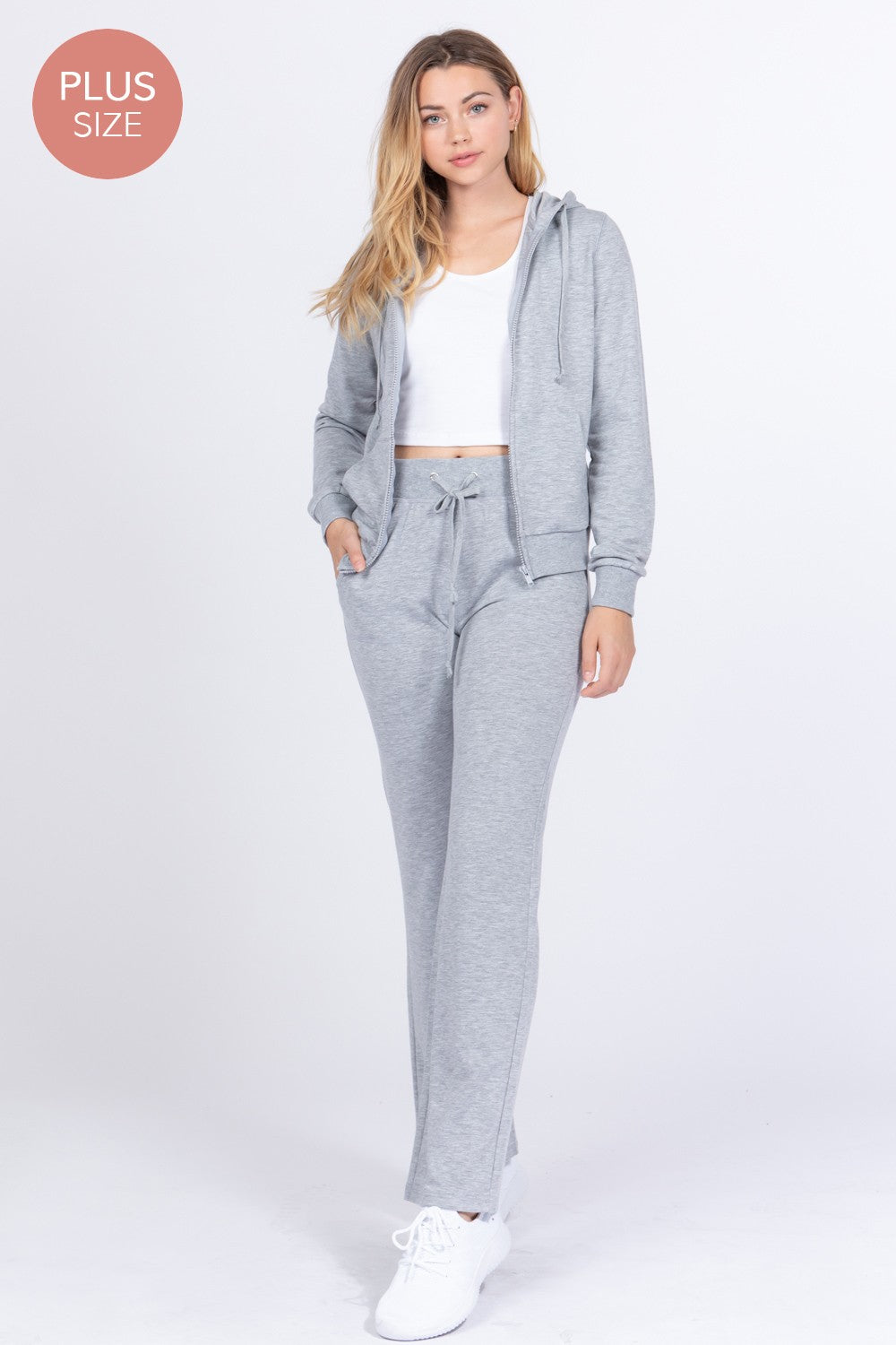 Long Sleeve Hoodie Jacket & Pants Set