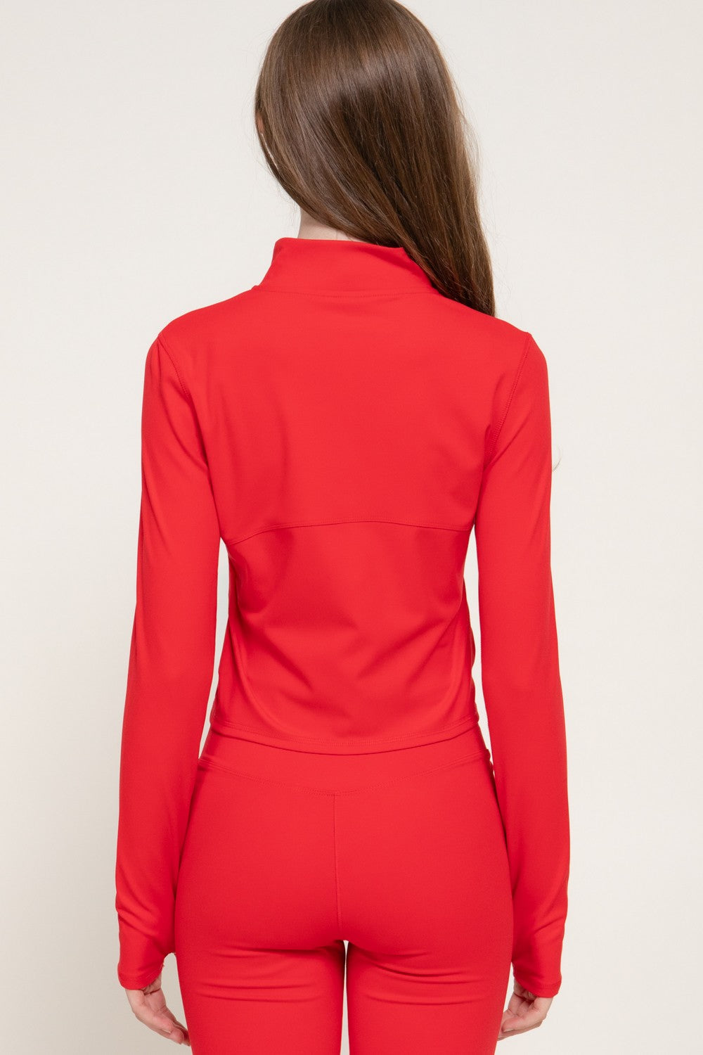Corset Workout Jacket with Thumb Holes