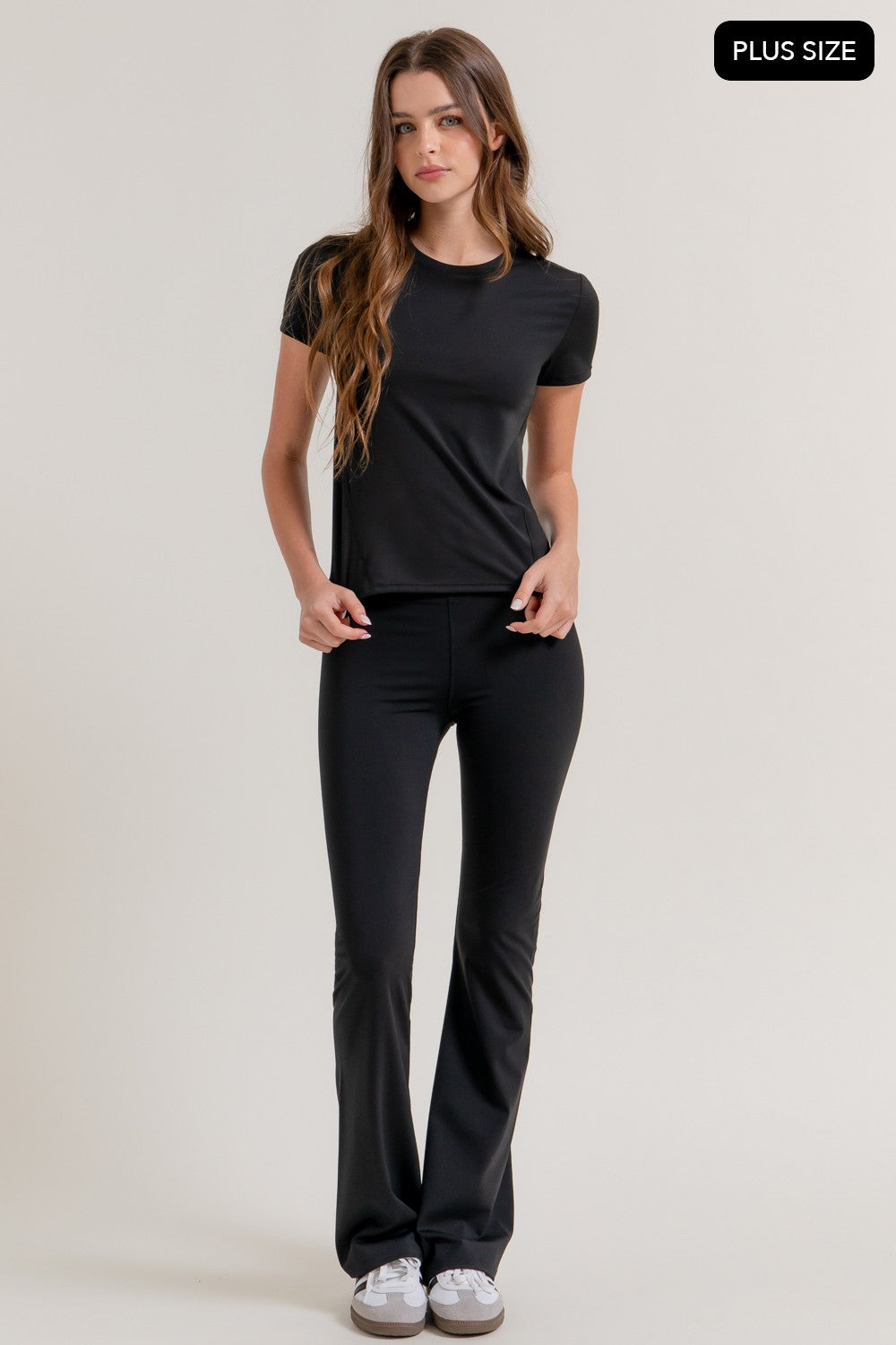 Short Sleeve Side Seam Workout Top