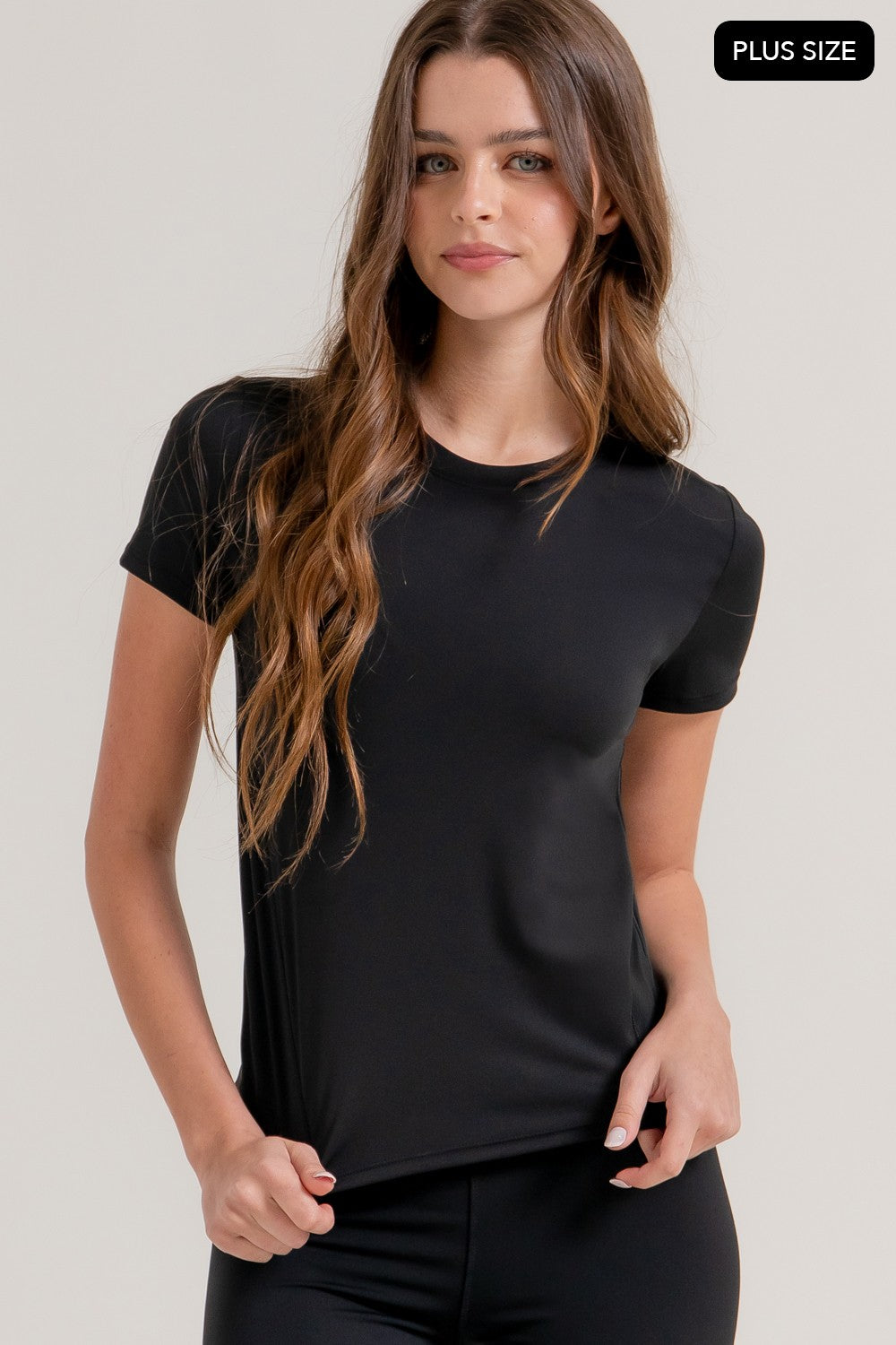 Short Sleeve Side Seam Workout Top