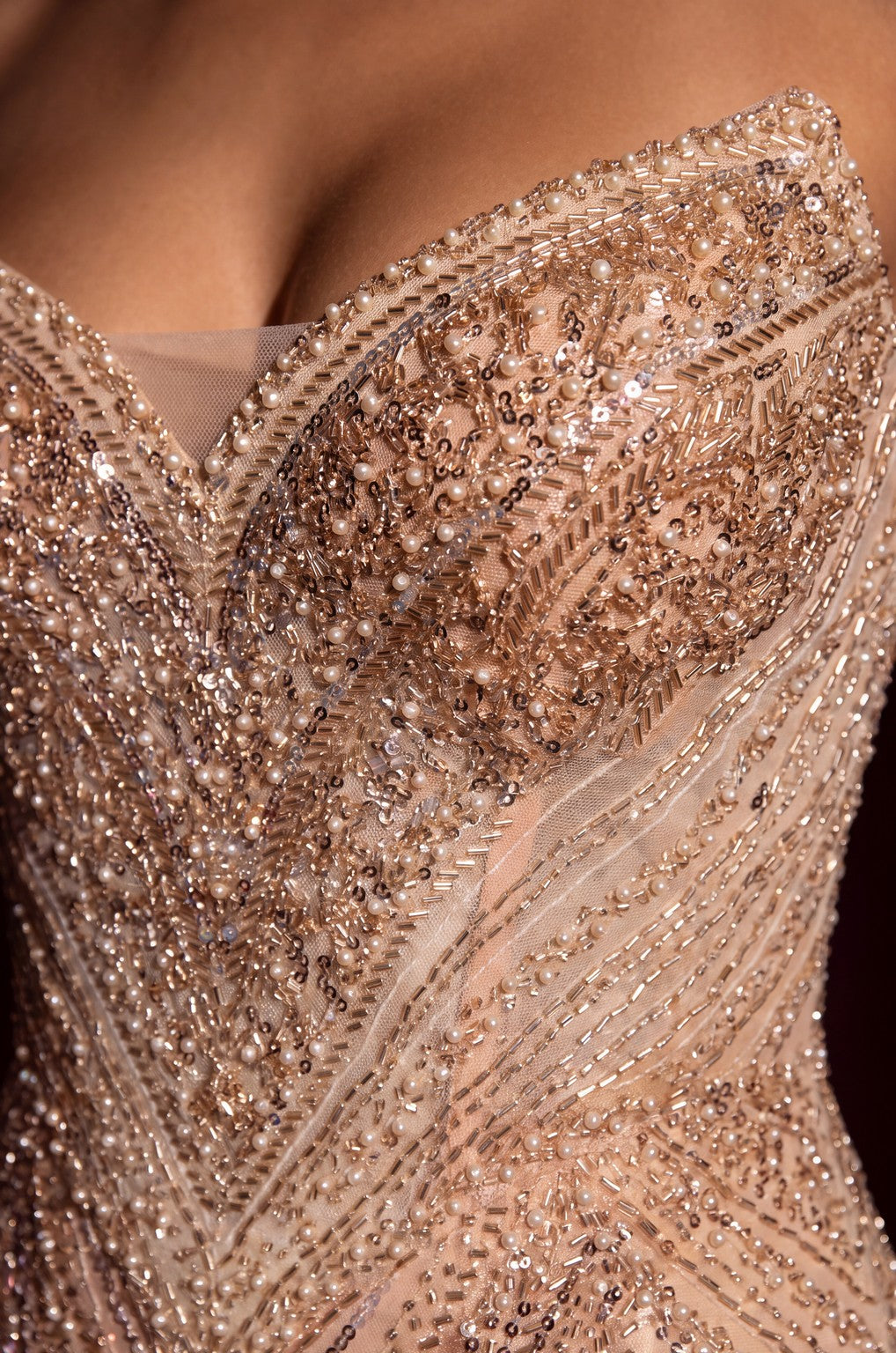 Prom Fully Beaded Corset Formal Dress