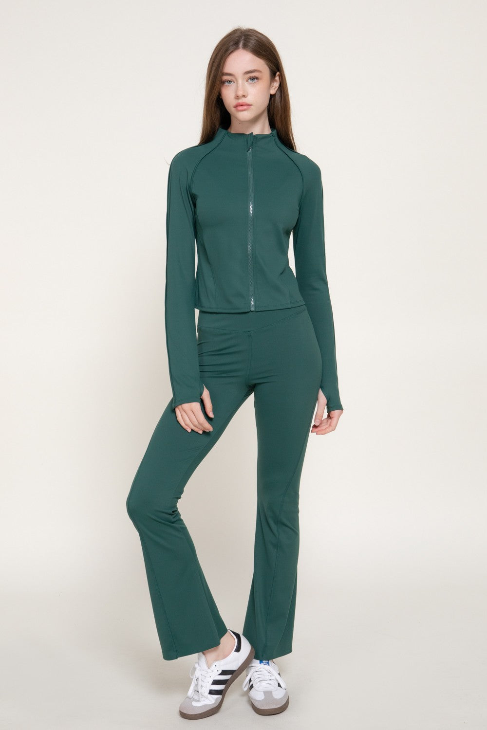 Long Slv Zip-up Activewear Jacket