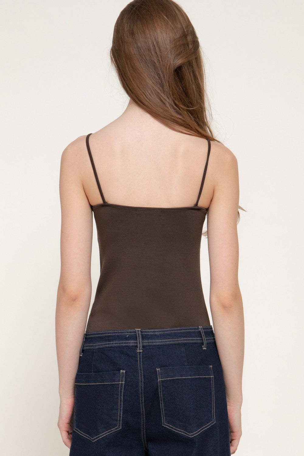 Sleeveless Cami Soft Modal Scuba Bodysuit