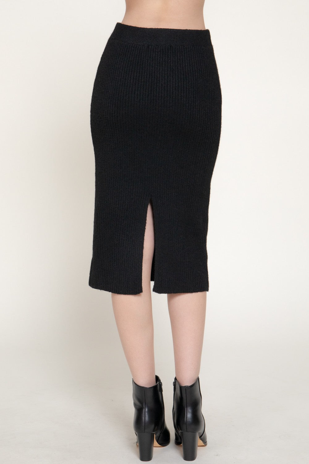 Pencil Midi Sweater Skirt