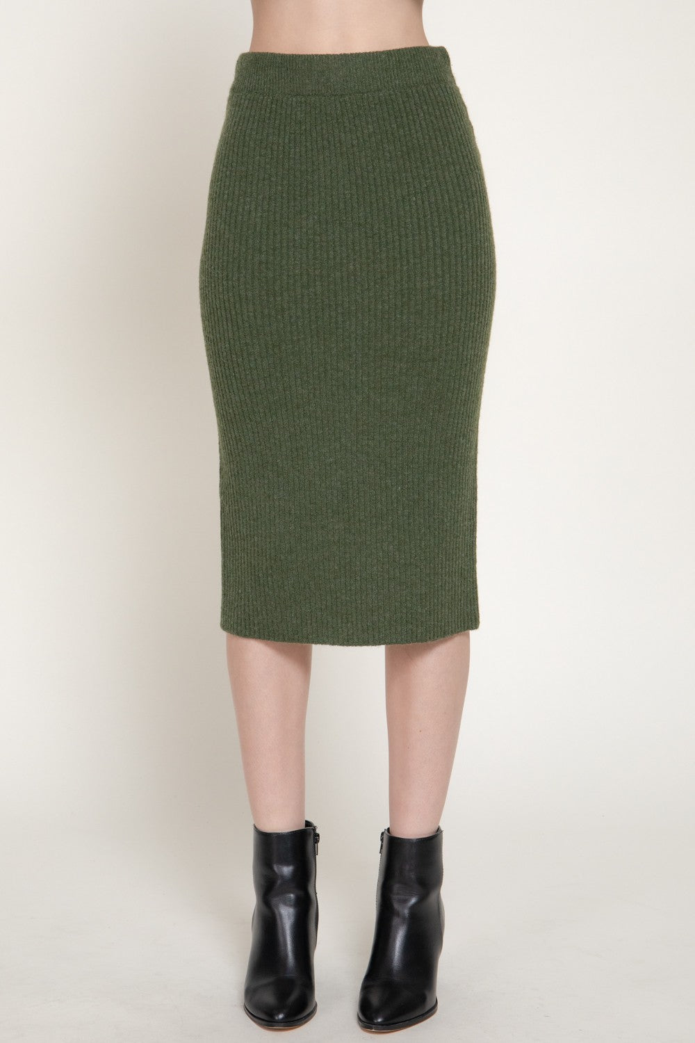 Pencil Midi Sweater Skirt