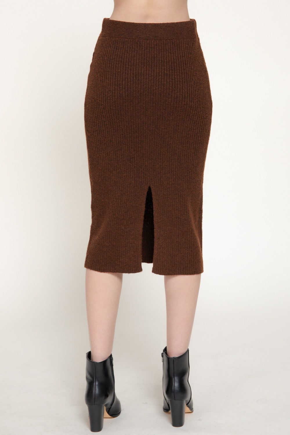 Pencil Midi Sweater Skirt