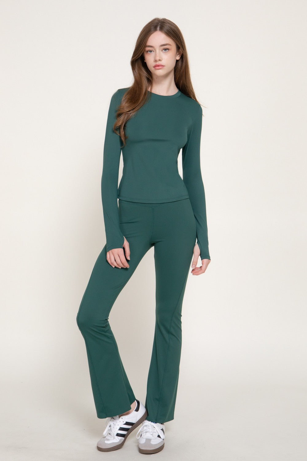 Flared Hem Work Out Pants