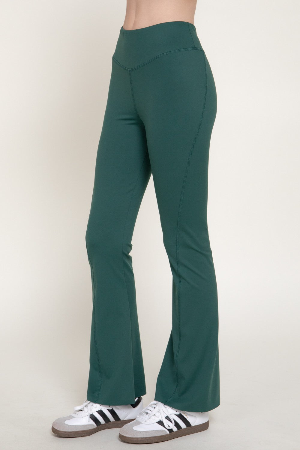 Flared Hem Work Out Pants