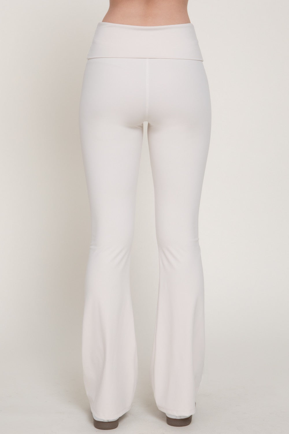 Waist Fold-over Flare Workout Leggings