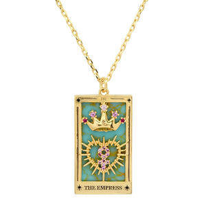 Celestial Tarot Charm Necklace