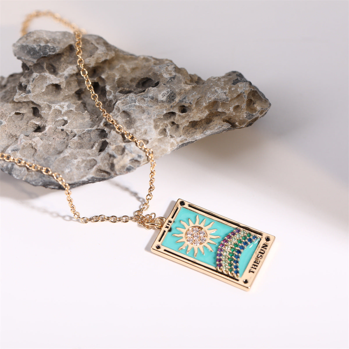 Celestial Tarot Charm Necklace Stella Harte