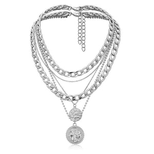 Golden Divinity Layered Necklace