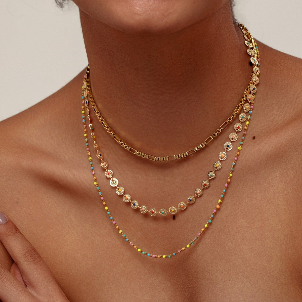 Rainbow Melody Necklace Stella Harte