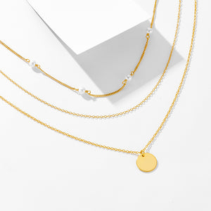 Auric Pearl Sonata Layer Necklace