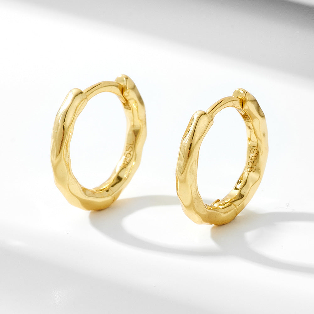 Whispering Waves Hoop Earrings Stella Harte