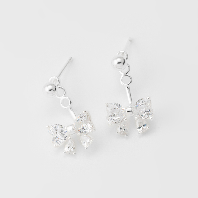 Petite Sparkle Butterfly Earrings Stella Harte