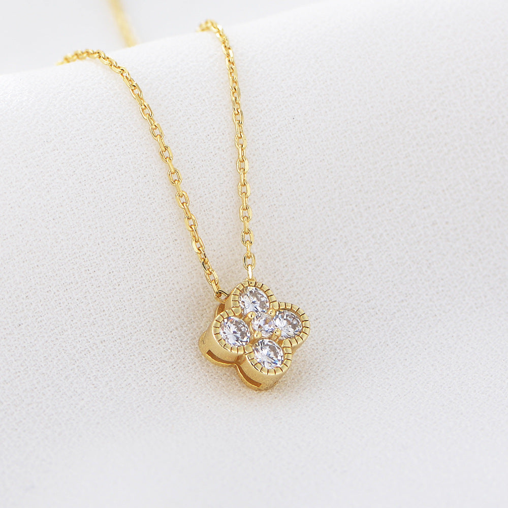 Dazzling Clover Necklace Stella Harte